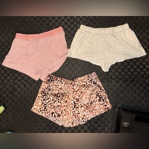 Set of 3 sleep shorts